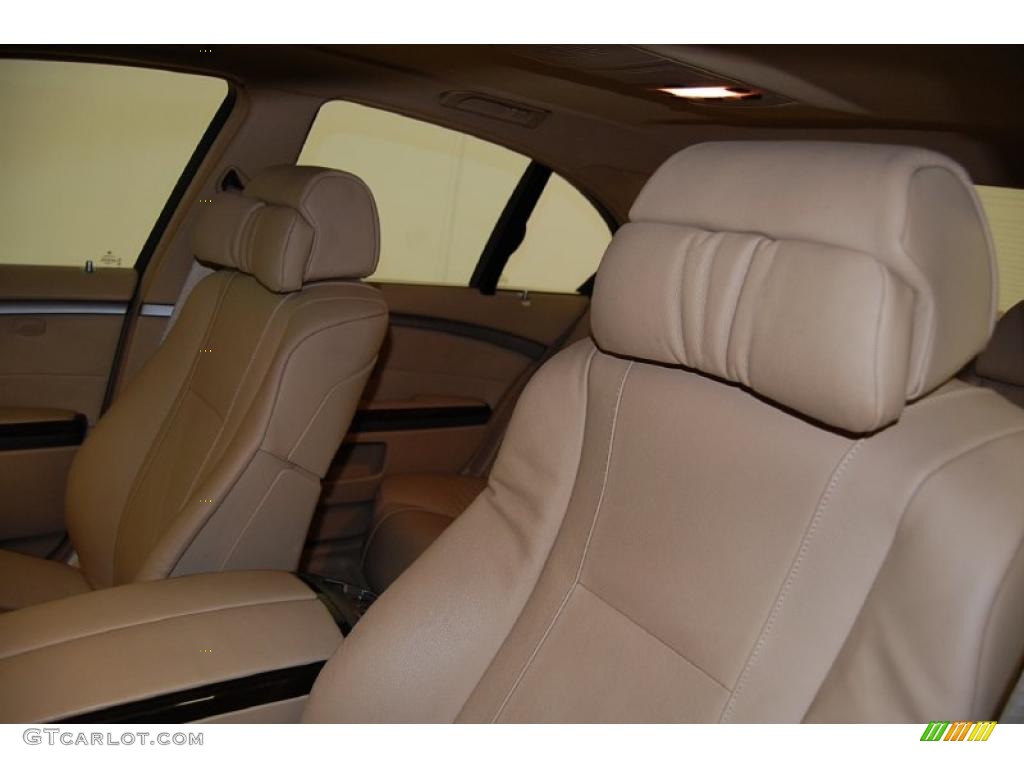 2007 7 Series 750i Sedan - Titanium Grey Metallic / Cream Beige photo #18