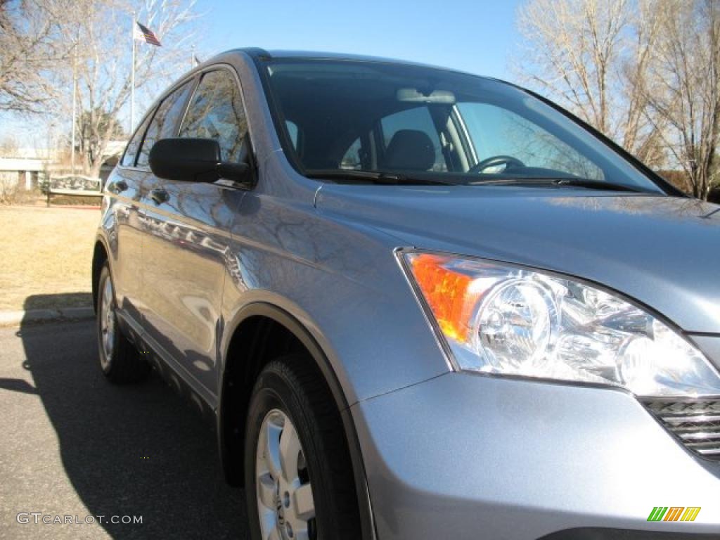 2007 CR-V EX 4WD - Glacier Blue Metallic / Gray photo #2