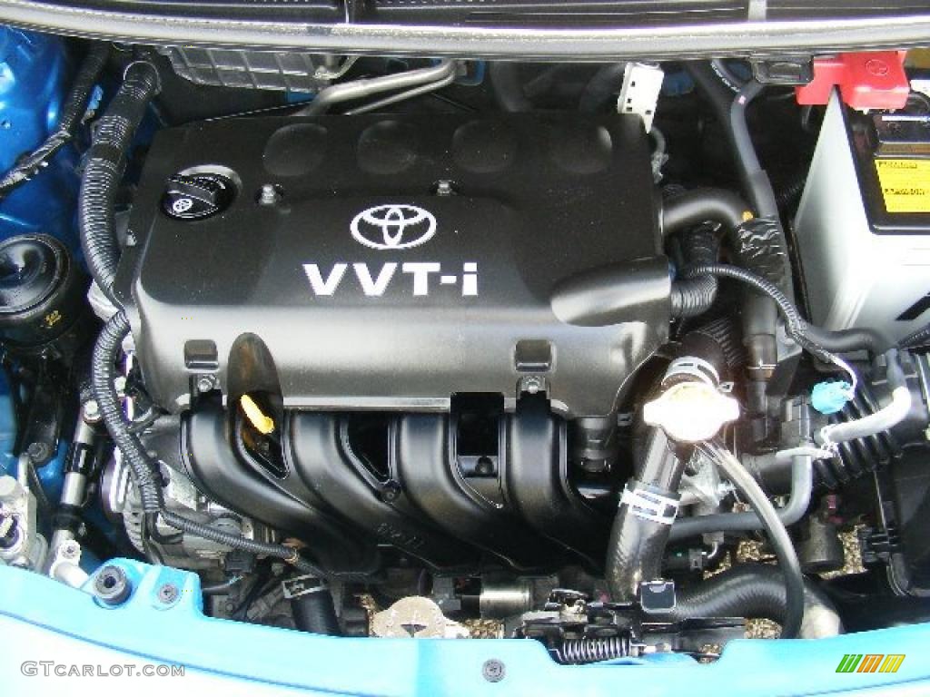 2008 Yaris 3 Door Liftback - Blazing Blue Pearl / Dark Charcoal photo #26
