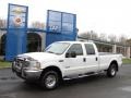 2003 Oxford White Ford F250 Super Duty XLT Crew Cab 4x4  photo #1