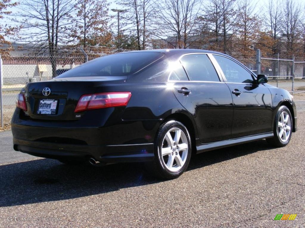2007 Camry SE - Black / Dark Charcoal photo #5