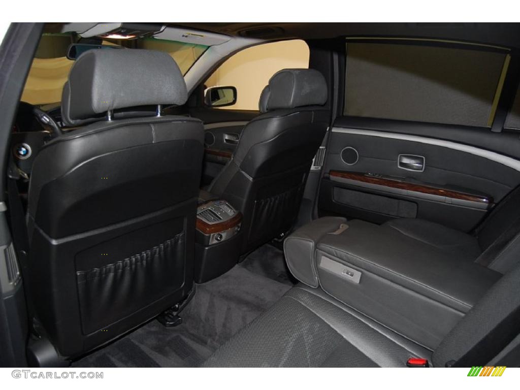 2005 7 Series 745Li Sedan - Alpine White / Black/Black photo #22