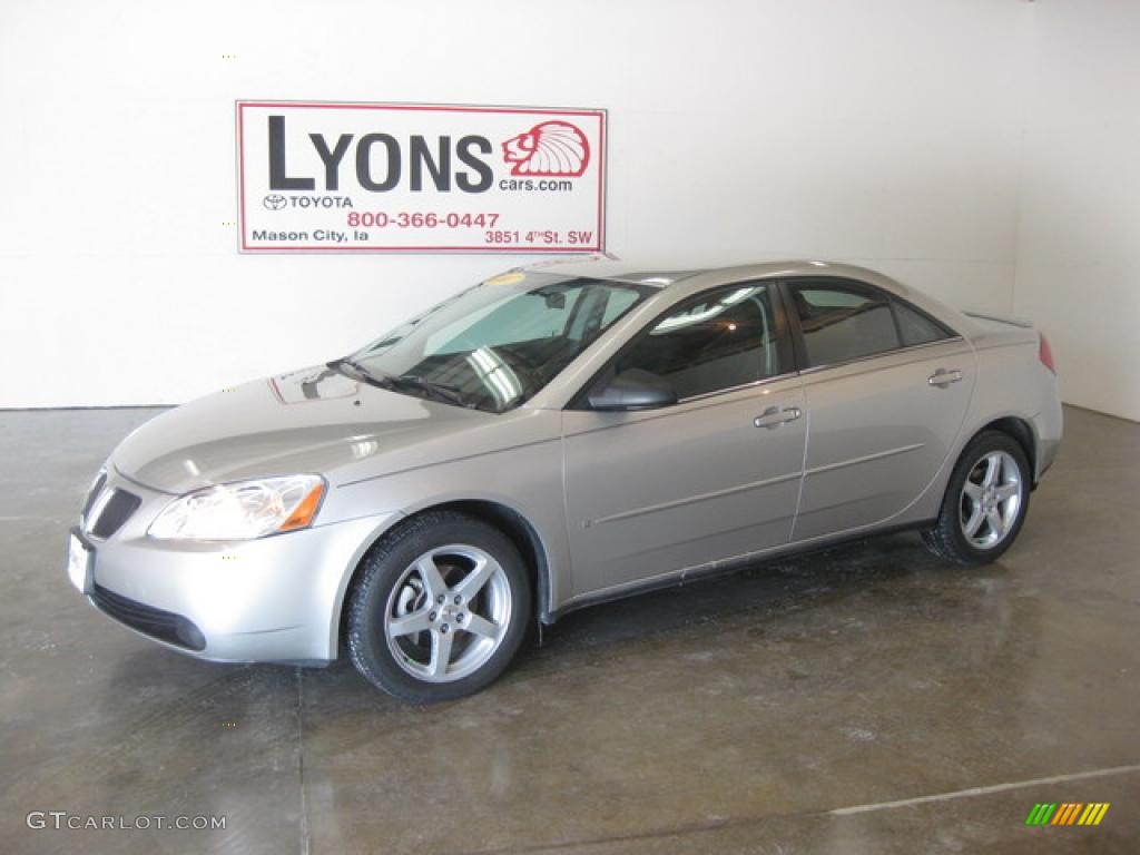 2007 G6 V6 Sedan - Liquid Silver Metallic / Ebony photo #1