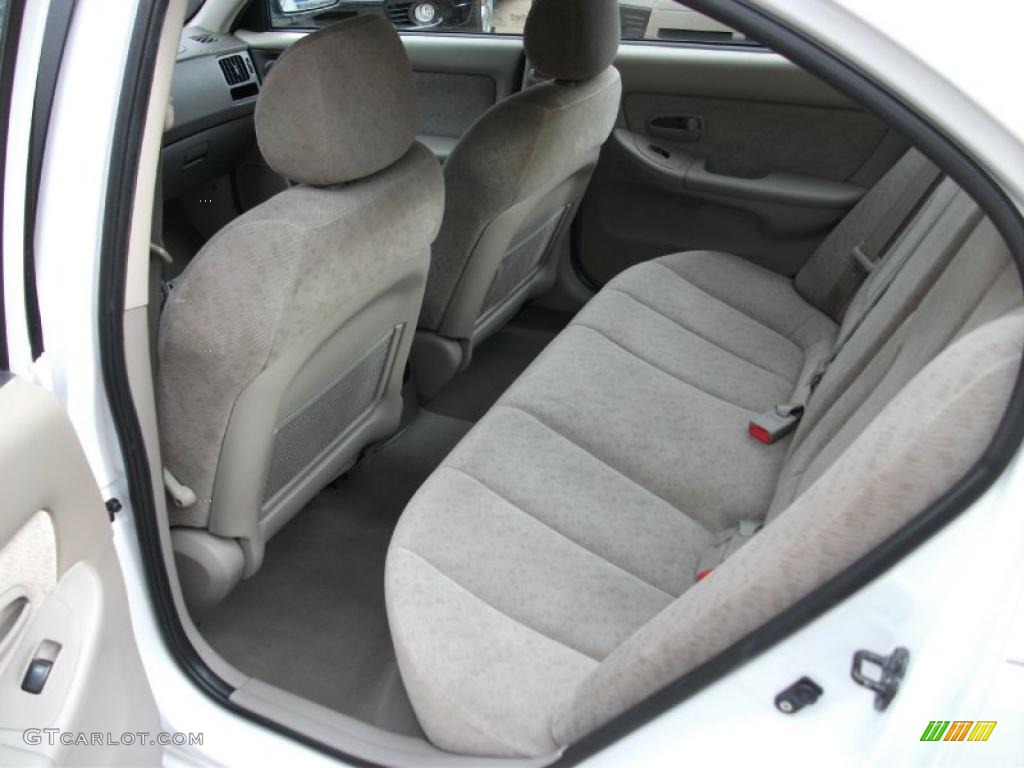 2006 Elantra GLS Sedan - Nordic White / Gray photo #13