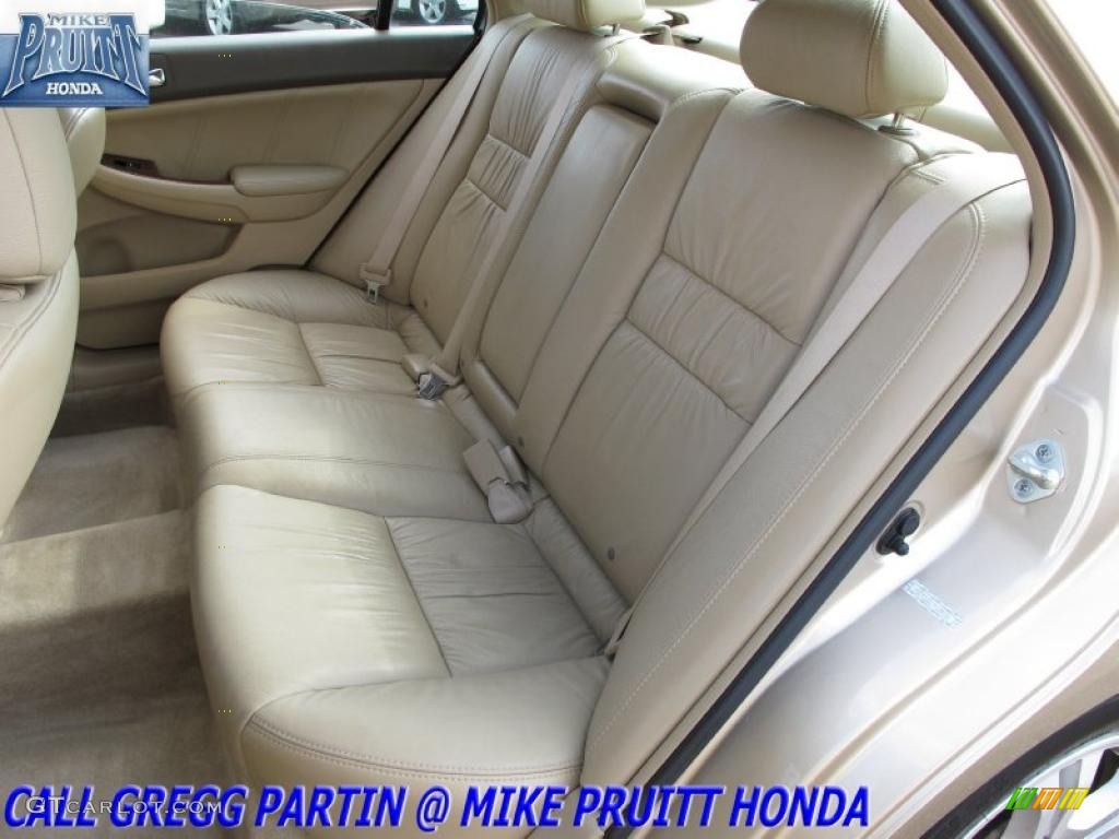 2007 Accord EX-L Sedan - Desert Mist Metallic / Ivory photo #12