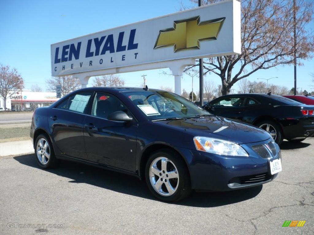 2008 G6 GT Sedan - Midnight Blue Metallic / Ebony Black photo #1