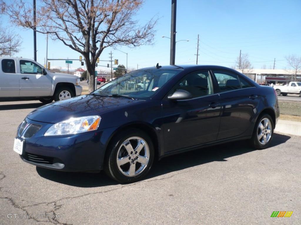 2008 G6 GT Sedan - Midnight Blue Metallic / Ebony Black photo #3