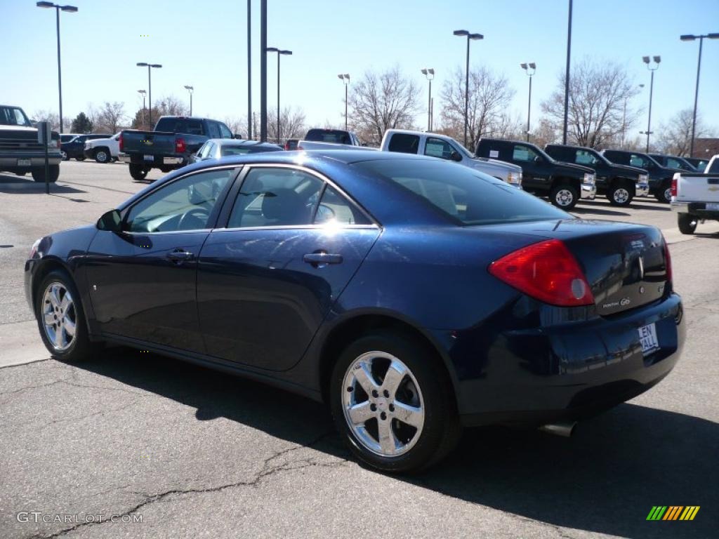 2008 G6 GT Sedan - Midnight Blue Metallic / Ebony Black photo #4