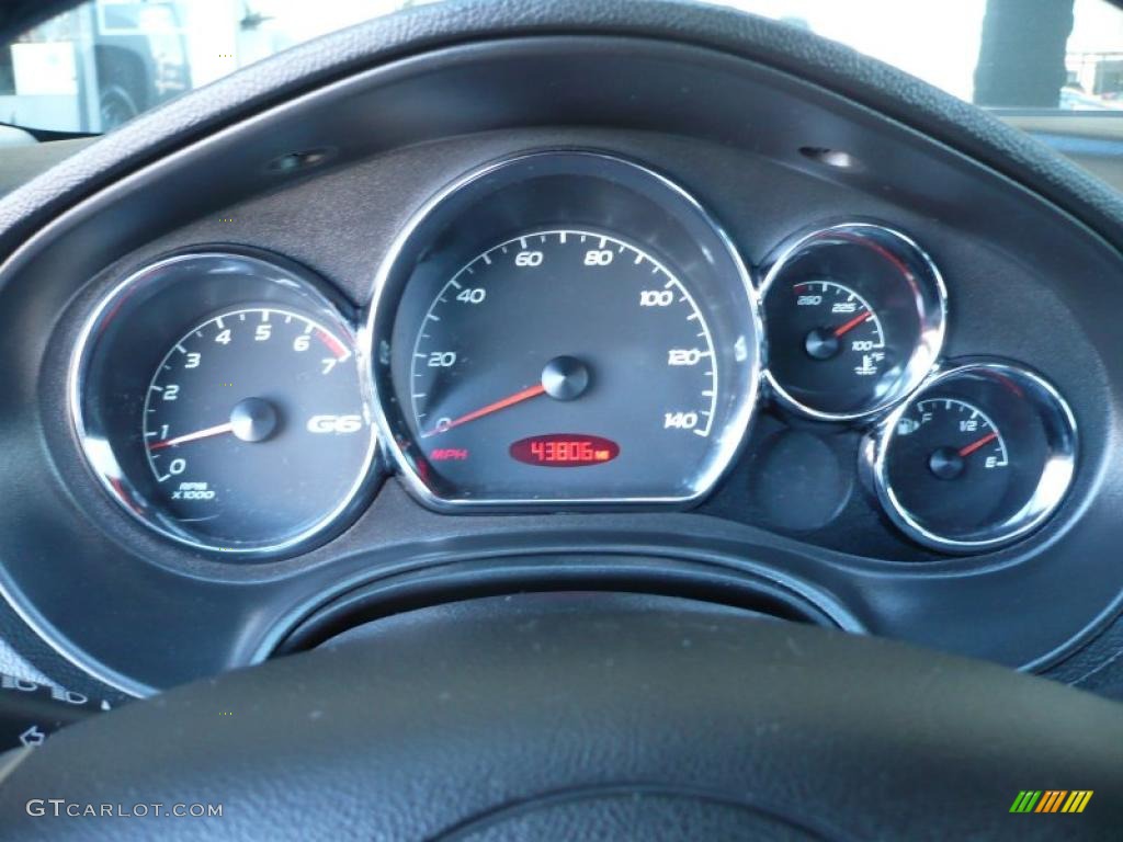 2008 G6 GT Sedan - Midnight Blue Metallic / Ebony Black photo #27