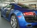 Sepang Blue Pearl Effect 2009 Audi R8 5.2 FSI quattro Exterior
