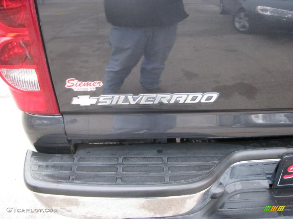 2003 Silverado 1500 Z71 Extended Cab 4x4 - Dark Gray Metallic / Medium Gray photo #4