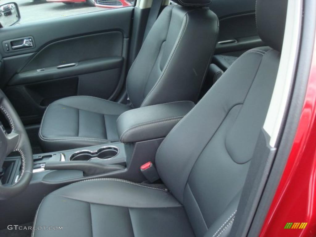 2010 Fusion SEL V6 AWD - Sangria Red Metallic / Charcoal Black photo #7