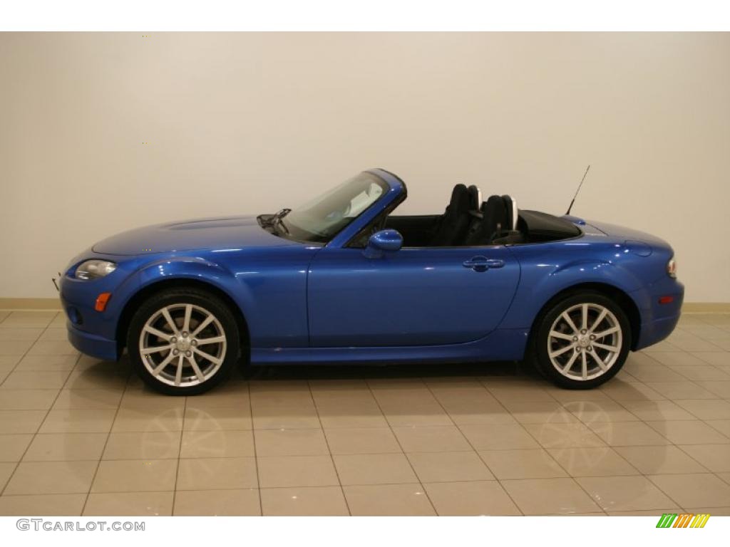 2006 MX-5 Miata Sport Roadster - Winning Blue Metallic / Black photo #4