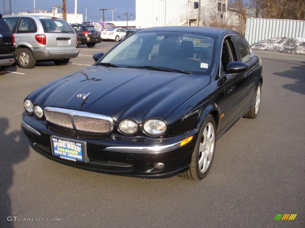 Ebony Black Jaguar X-Type