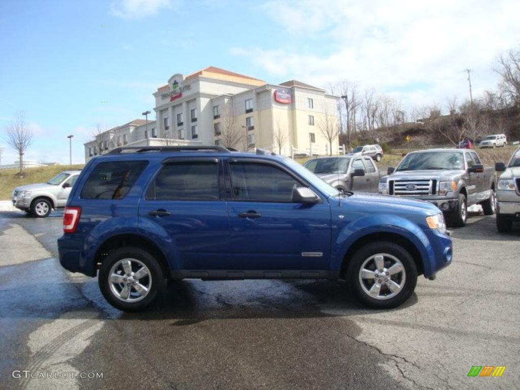 2008 Escape XLT V6 - Vista Blue Metallic / Stone photo #2