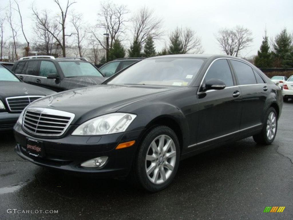 2008 S 550 4Matic Sedan - Black / Cashmere/Savanna photo #1