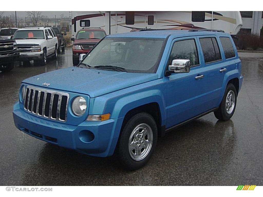 2008 Patriot Sport 4x4 - Surf Blue Pearl / Dark Slate Gray photo #1
