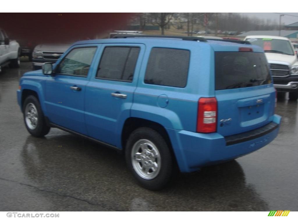 2008 Patriot Sport 4x4 - Surf Blue Pearl / Dark Slate Gray photo #3