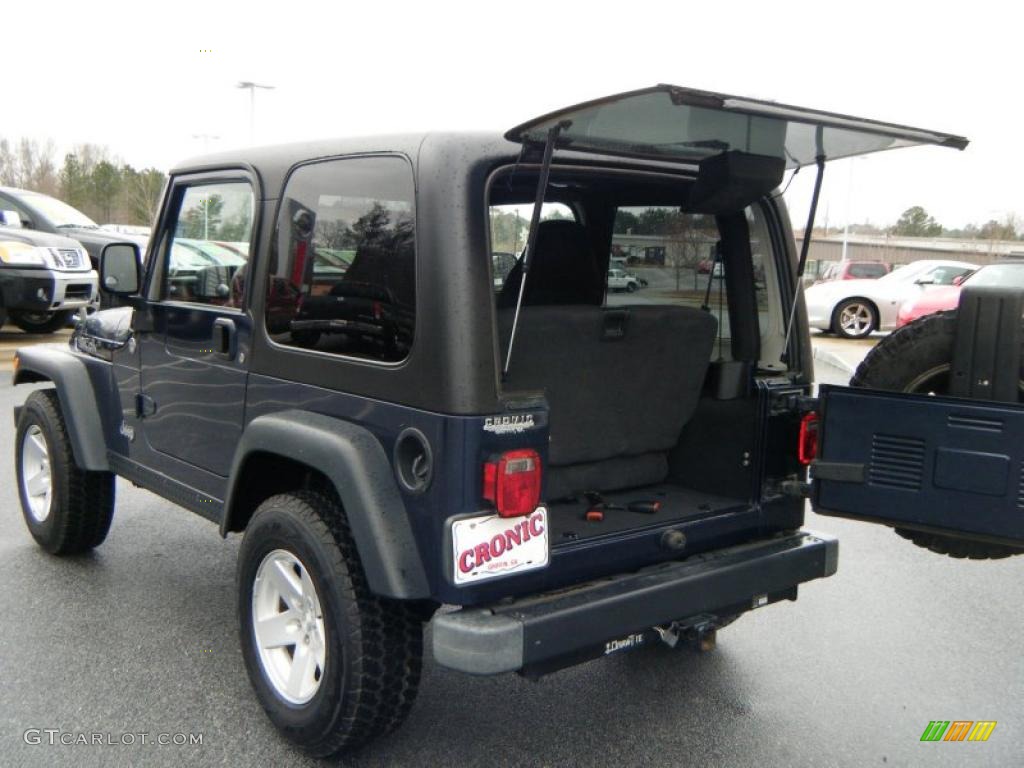 2006 Wrangler Rubicon 4x4 - Midnight Blue Pearl / Dark Slate Gray photo #11