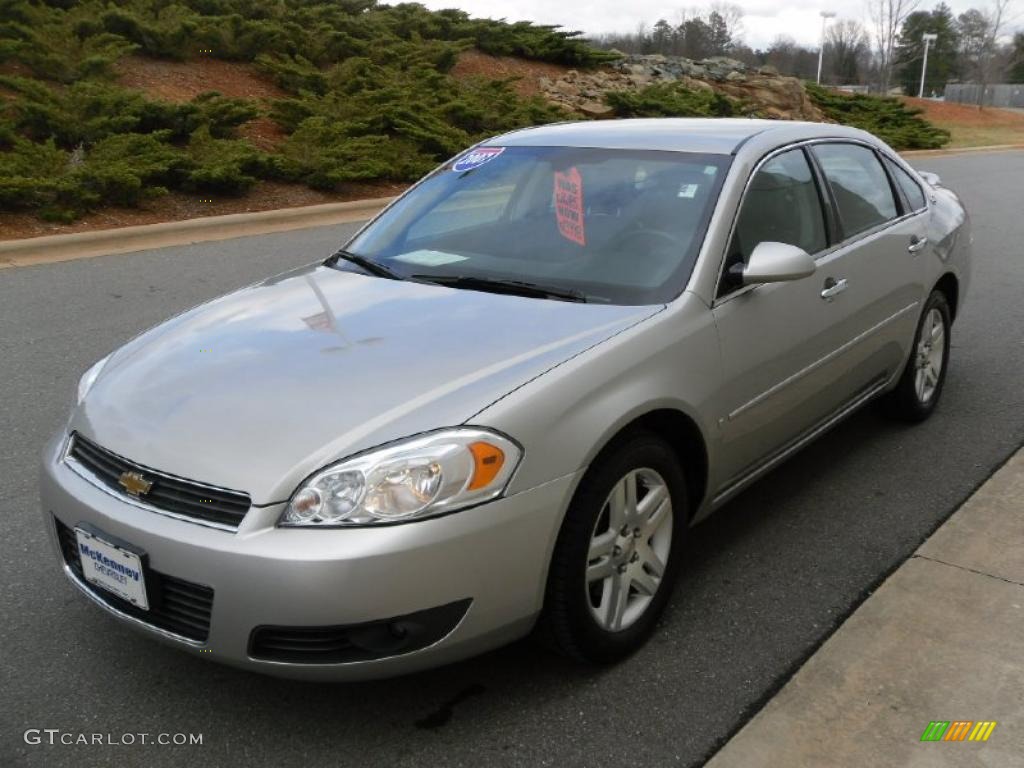 2007 Impala LTZ - Silverstone Metallic / Ebony Black photo #1