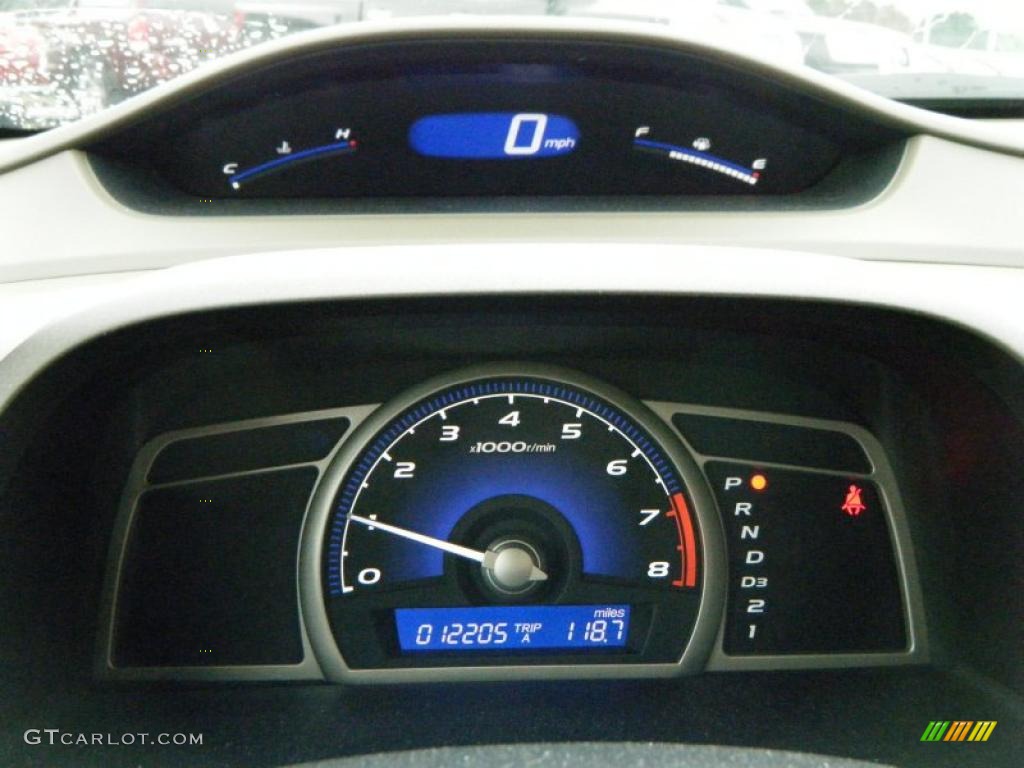 2008 Civic EX Sedan - Taffeta White / Ivory photo #19