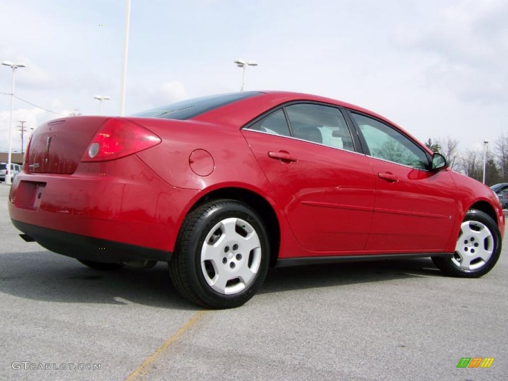 2007 G6 Sedan - Crimson Red / Ebony photo #7