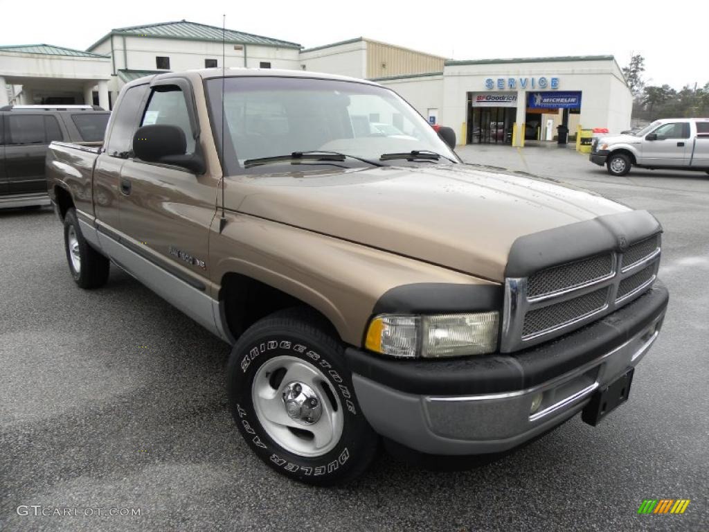 2000 Ram 1500 SLT Extended Cab - Sierra Bronze Pearlcoat / Camel/Tan photo #1