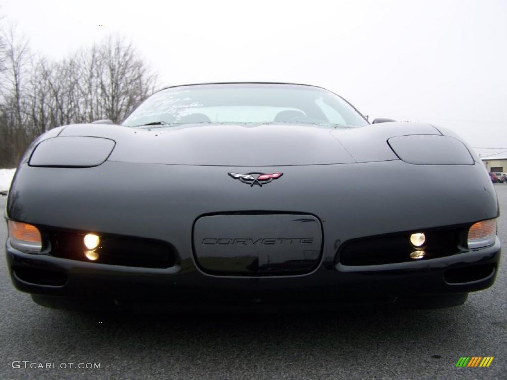 1998 Corvette Coupe - Black / Black photo #4