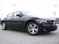 2008 Brilliant Black Crystal Pearl Dodge Charger SXT  photo #2