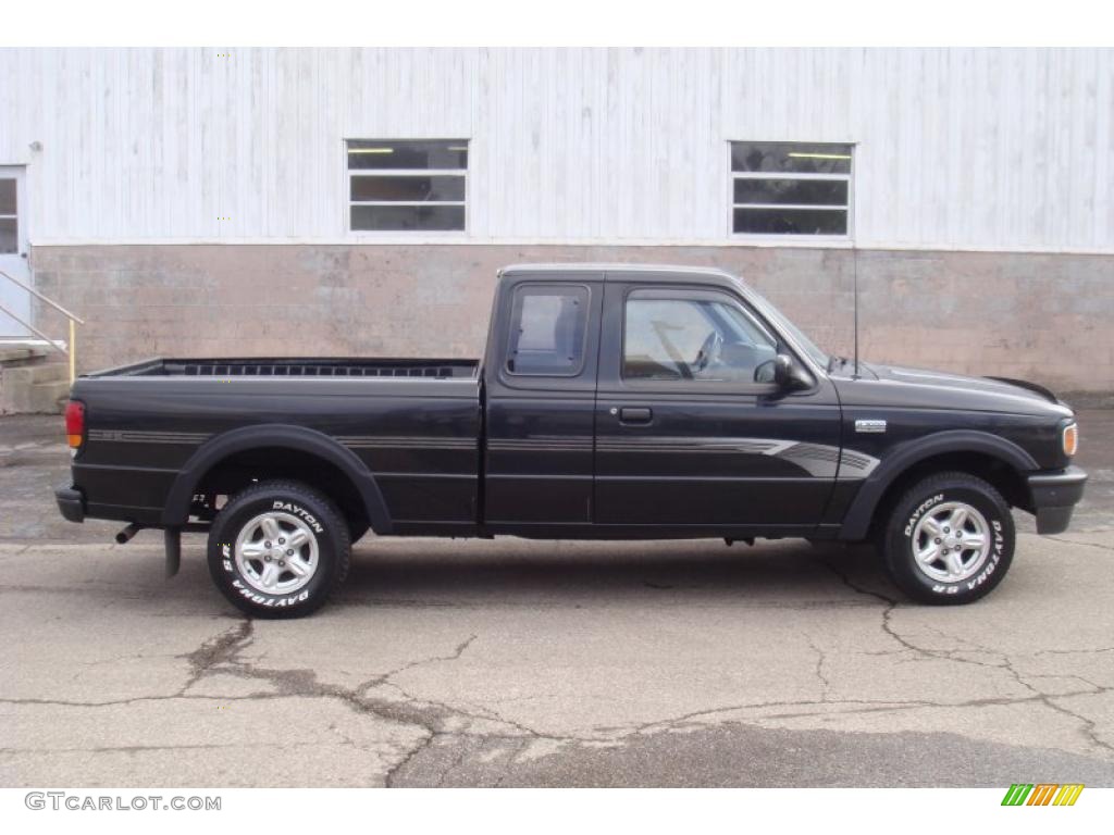 1994 B-Series Truck B3000 Extended Cab - Brilliant Black / Gray photo #2