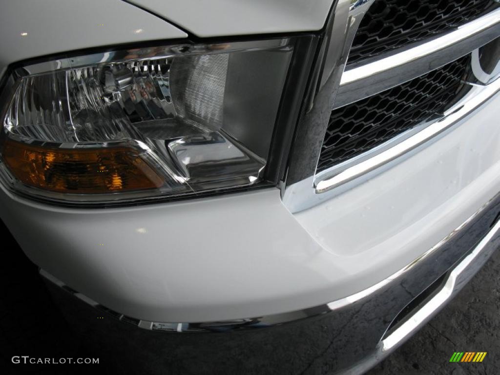 2010 Ram 1500 SLT Quad Cab - Stone White / Dark Slate/Medium Graystone photo #5
