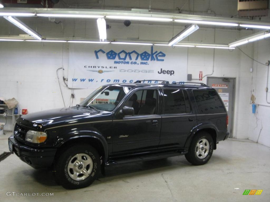 2000 Explorer Limited 4x4 - Deep Wedgewood Blue Metallic / Dark Graphite photo #1