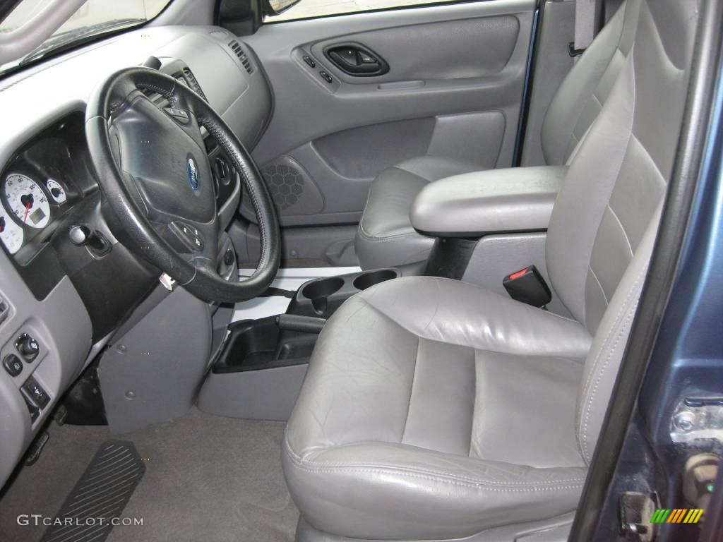 2001 Escape XLT V6 4WD - Medium Wedgewood Blue Metallic / Medium Graphite Grey photo #10