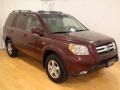 2008 Dark Cherry Pearl Honda Pilot Special Edition  photo #2