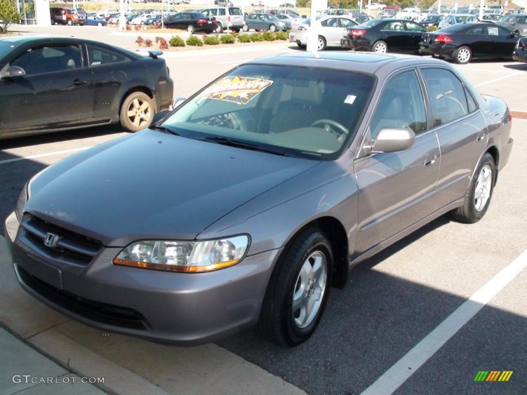 2000 Accord EX V6 Sedan - Signet Silver Metallic / Quartz photo #3
