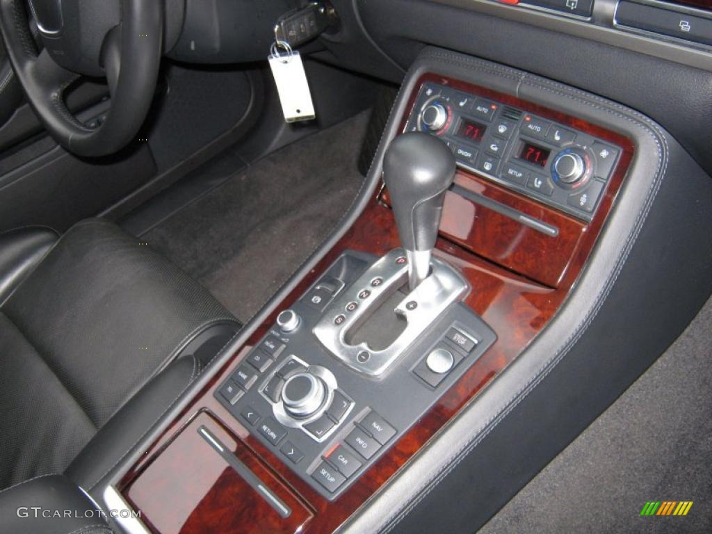 2007 A8 L 4.2 quattro - Light Silver Metallic / Black/Amaretto photo #14