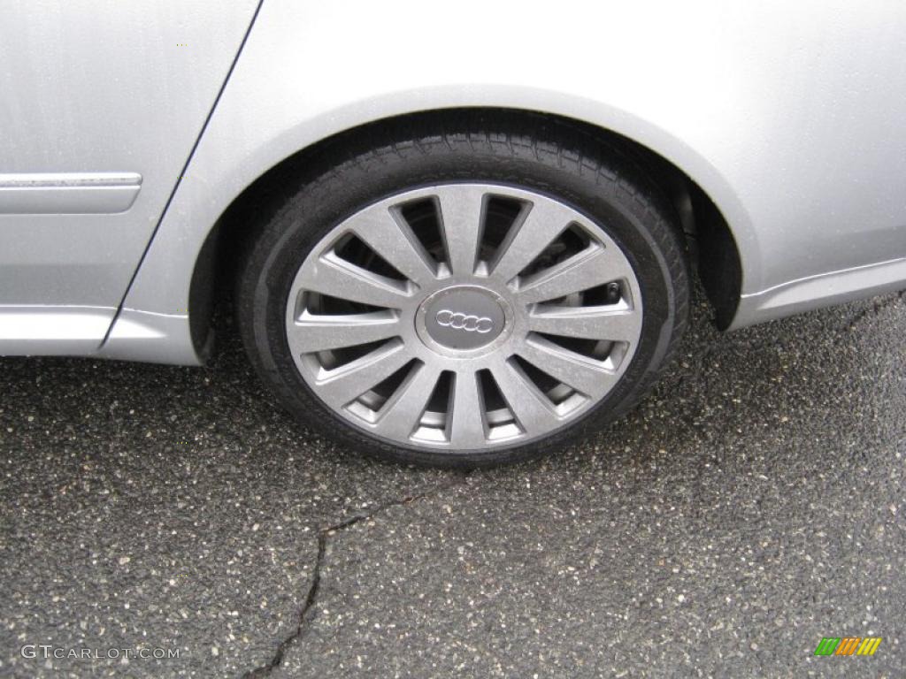 2007 A8 L 4.2 quattro - Light Silver Metallic / Black/Amaretto photo #24