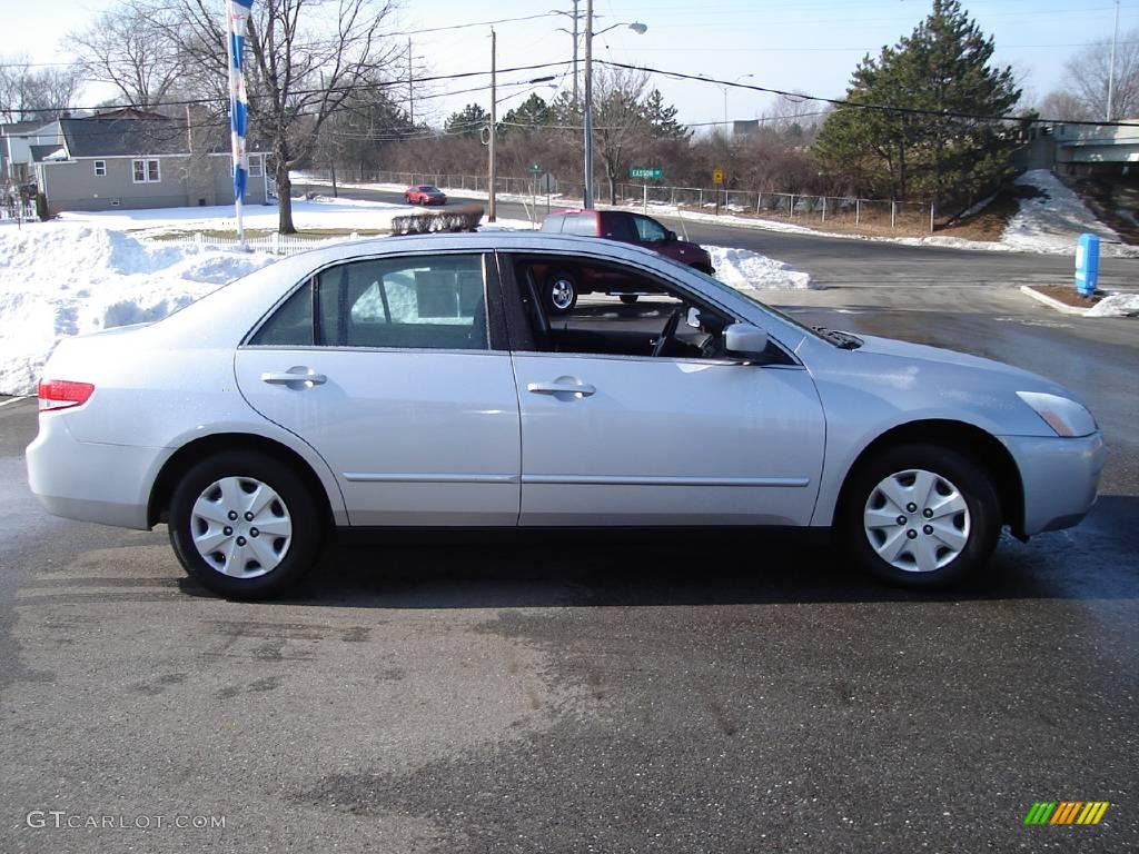2003 Accord LX Sedan - Satin Silver Metallic / Black photo #6