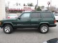 2001 Forest Green Pearlcoat Jeep Cherokee Sport 4x4  photo #11