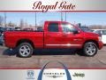 2007 Flame Red Dodge Ram 1500 Laramie Quad Cab 4x4  photo #1