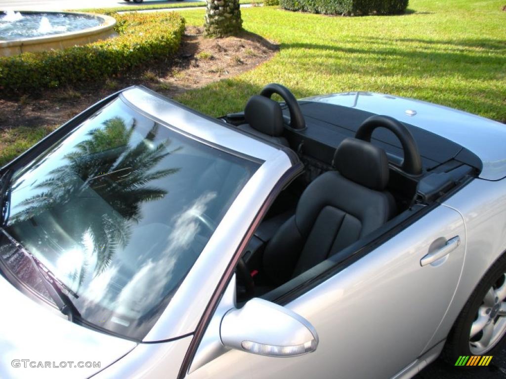 2003 SLK 320 Roadster - Brilliant Silver Metallic / Charcoal photo #9