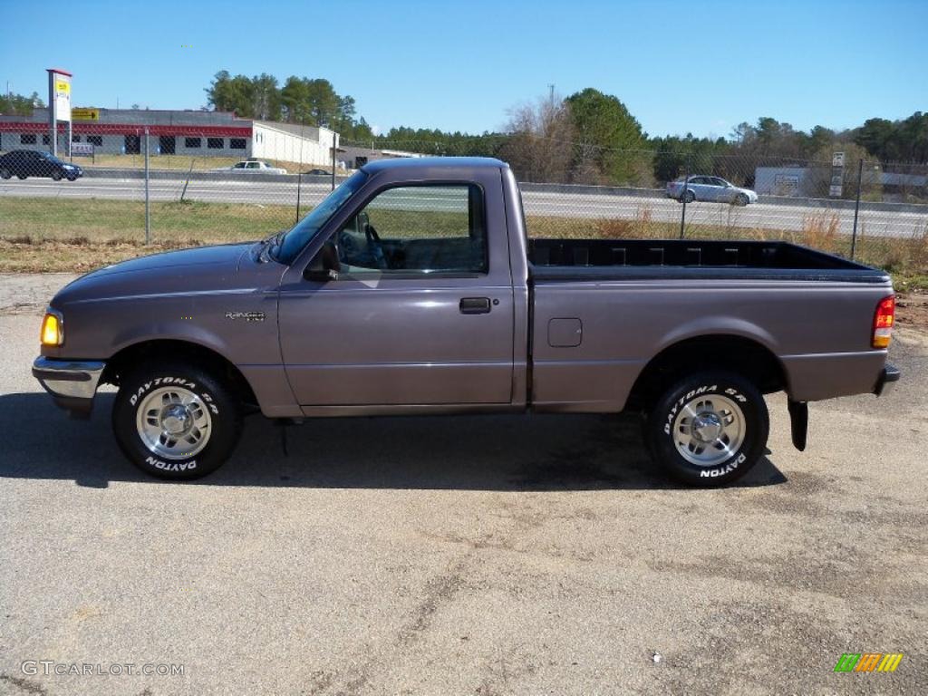 1996 Ranger XL Regular Cab - Medium Graphite Metallic / Gray photo #4