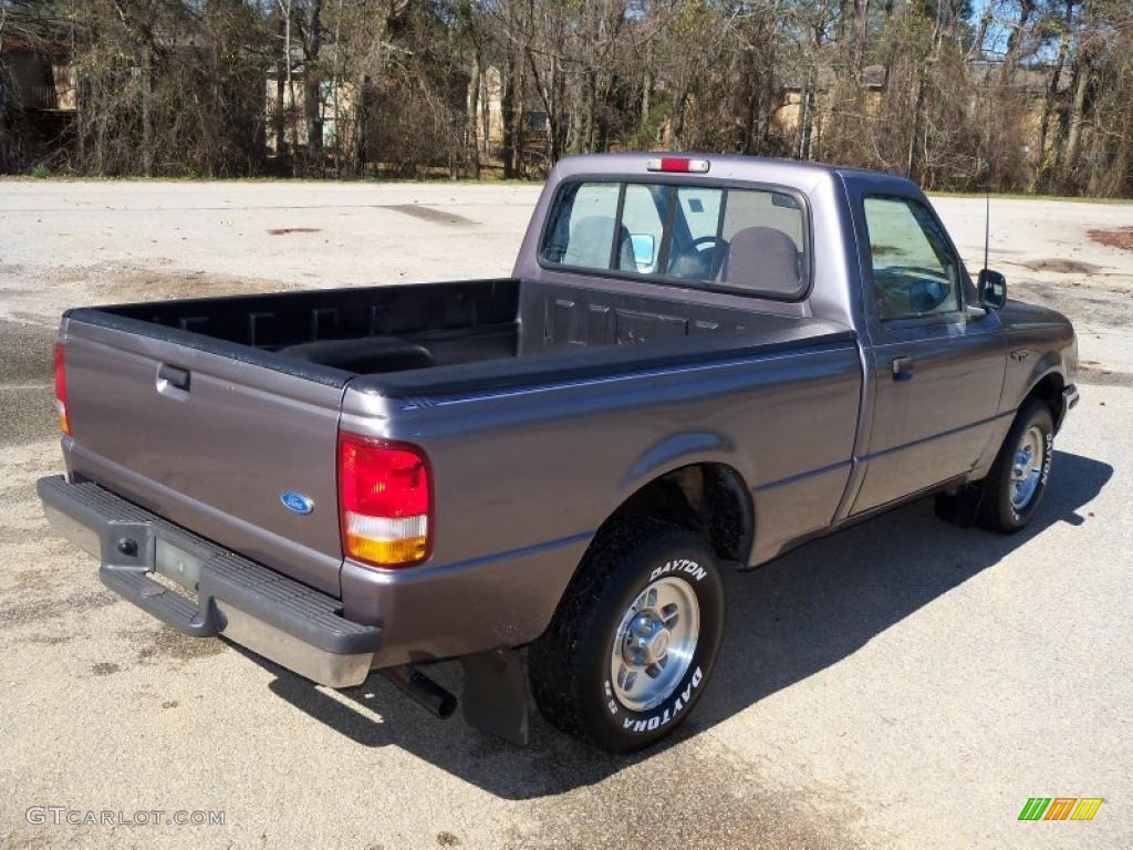 1996 Ranger XL Regular Cab - Medium Graphite Metallic / Gray photo #8