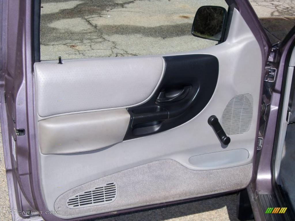 1996 Ranger XL Regular Cab - Medium Graphite Metallic / Gray photo #17