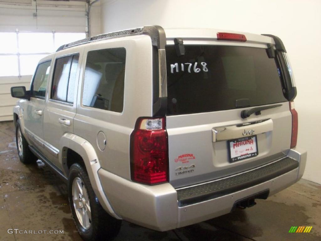 2006 Commander Limited 4x4 - Bright Silver Metallic / Dark Slate Gray/Light Graystone photo #8