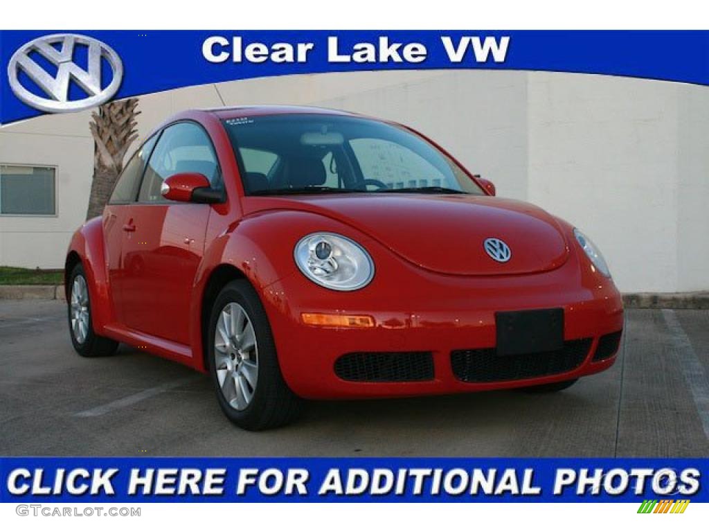 2008 New Beetle S Coupe - Salsa Red / Black photo #1