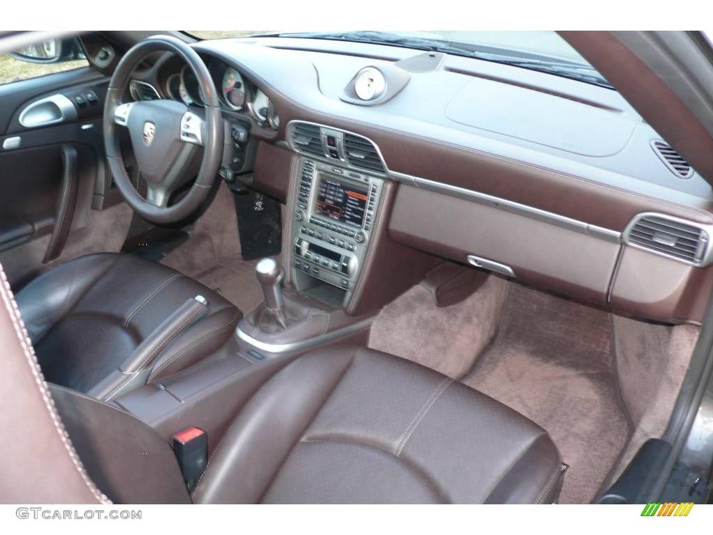 2007 911 Targa 4S - Slate Grey Metallic / Natural Leather Cocoa photo #17