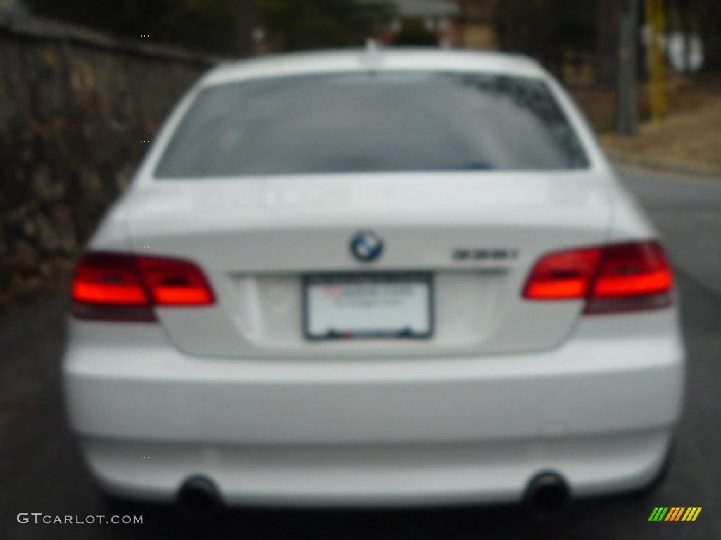 2008 3 Series 335i Coupe - Alpine White / Black photo #7