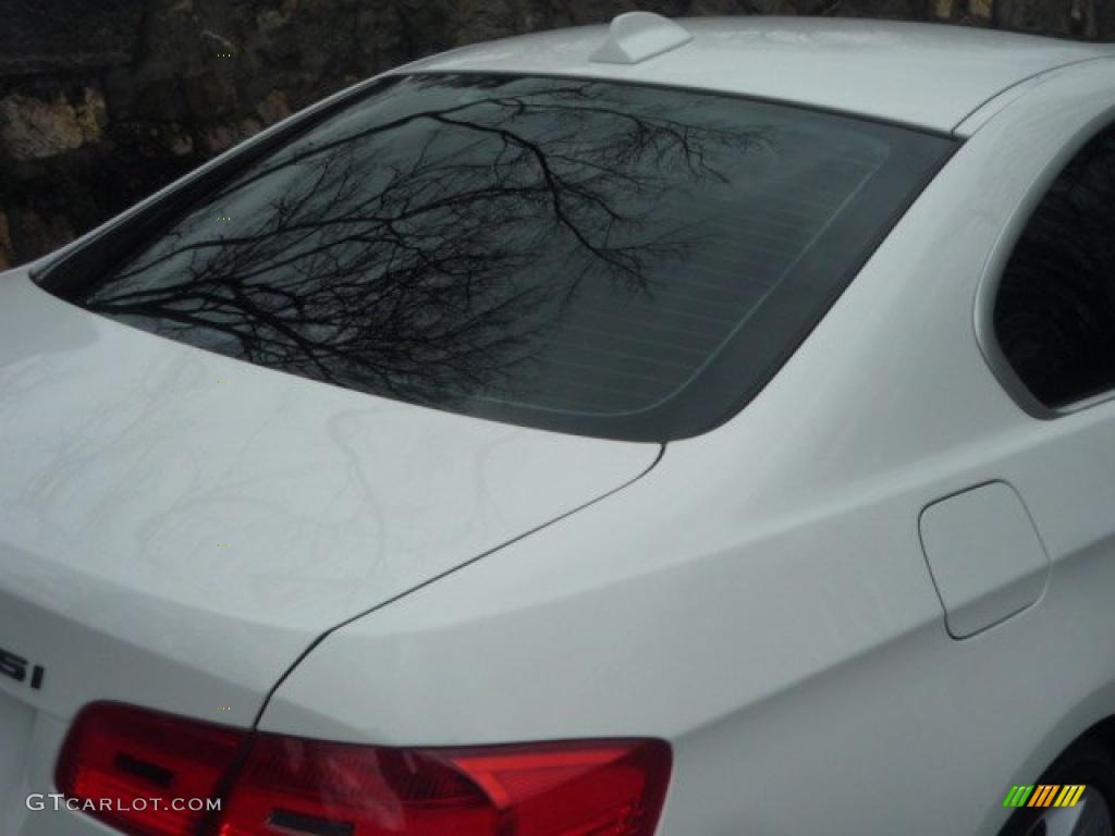 2008 3 Series 335i Coupe - Alpine White / Black photo #14