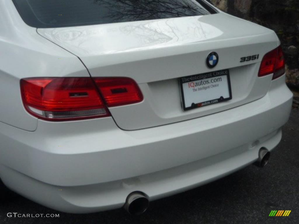 2008 3 Series 335i Coupe - Alpine White / Black photo #16